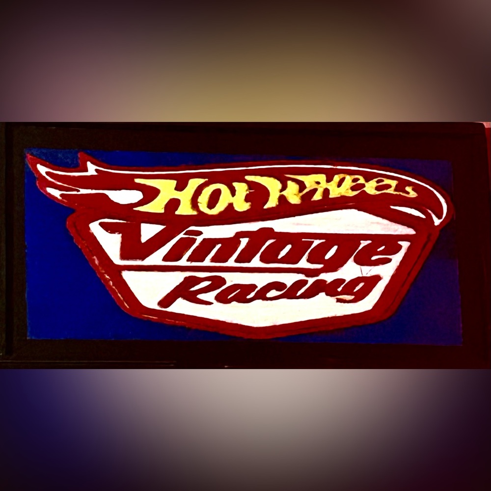 Hot Wheels Vintage Racing Sign